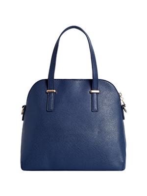 blue leatherette (pu) handbag - 16044437 - Standard Image - 2
