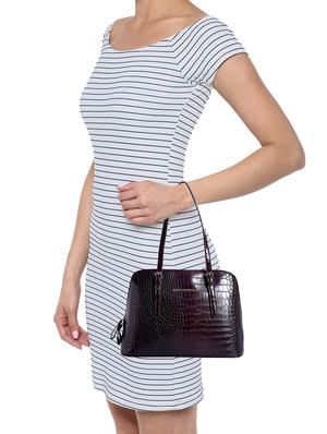 brown leatherette (pu) handbag - 16044493 - Standard Image - 5