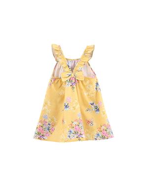 bow patched frill trim dress - 16044885 - Standard Image - 2