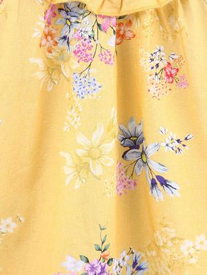 bow patched frill trim dress - 16044885 - Standard Image - 4