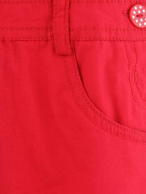 red cotton dungaree - 16044890 - Standard Image - 3