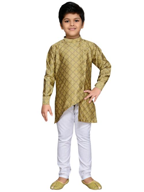 green cotton kurta sets kurtas & set - 16045827 - Standard Image - 1