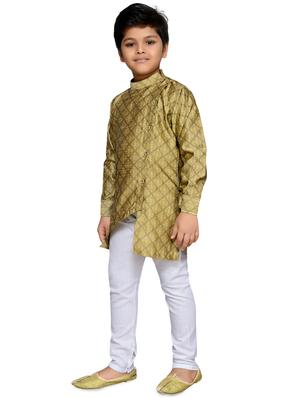green cotton kurta sets kurtas & set - 16045827 - Standard Image - 2