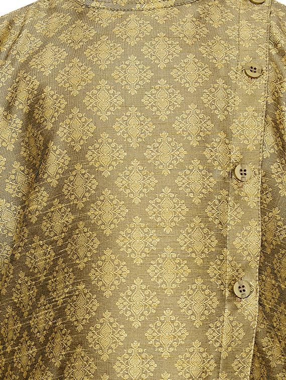 green cotton kurta sets kurtas & set - 16045827 - Zoom Image - 4