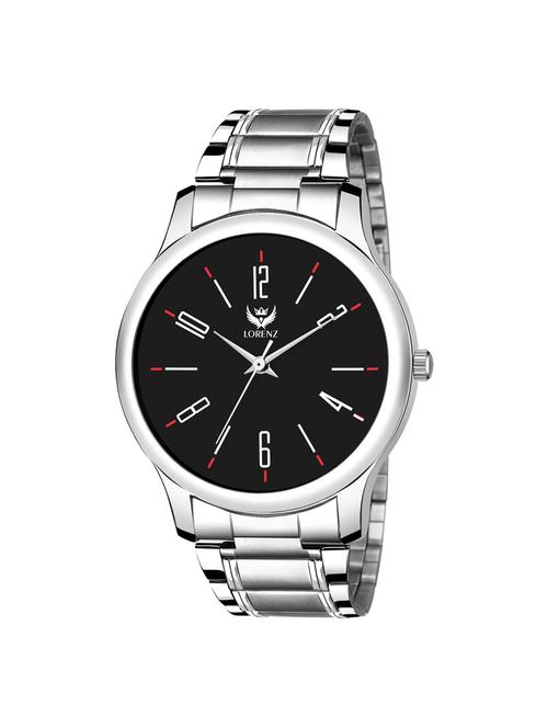 lorenz mk-2030w round dial analog watch - 16047138 - Standard Image - 1