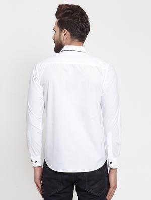 white solid shirt - 16047676 - Standard Image - 3