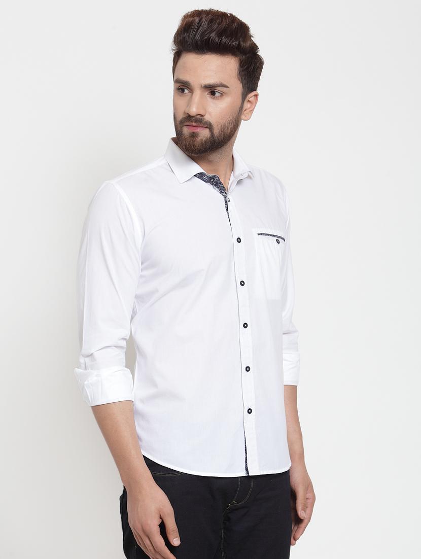 white solid shirt - 16047676 - Zoom Image - 2