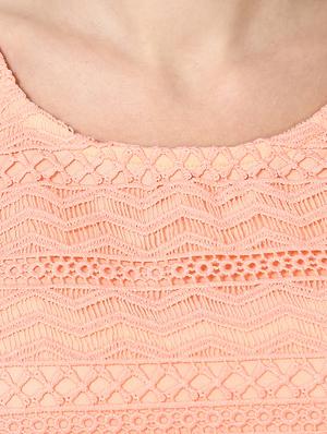 fringed hem laced sheath dress - 16048090 - Standard Image - 5