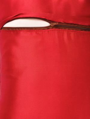 banarasi golden circle designer cushion cover (set of 5) - 16048142 - Standard Image - 3