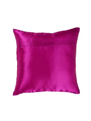 banarasi golden circle designer cushion cover (set of 5) - 16048144 - Standard Image - 2