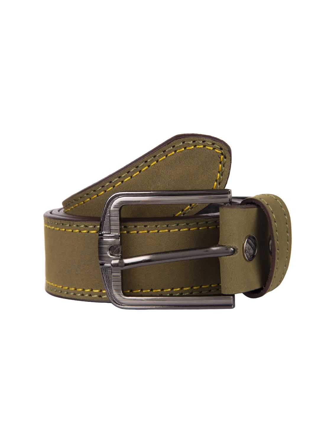 beige leather belt - 16048355 - Zoom Image - 1