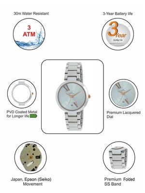 metal strap analog watch (52360cali) - 16048526 - Standard Image - 4