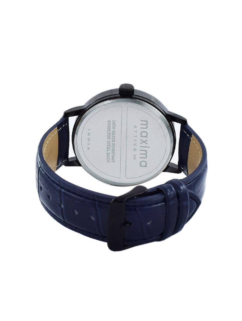 leatherette strap analog watch (54631lagb) - 16048722 - Zoom Image - 3