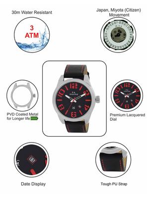 leatherette strap analog watch (49360lagi) - 16048746 - Standard Image - 4