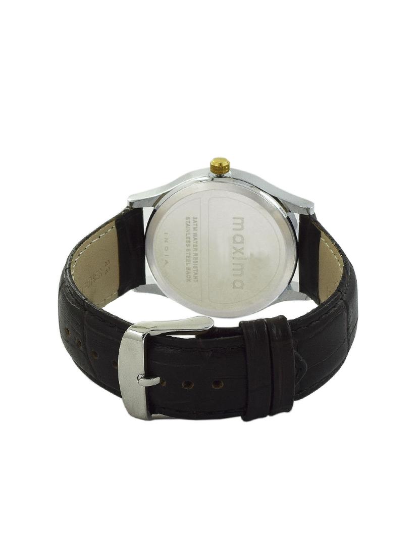 leatherette strap analog watch (45220lmgt) - 16048754 - Zoom Image - 3