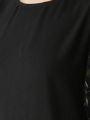 floral embroidered a-line dress - 16048863 - Standard Image - 4