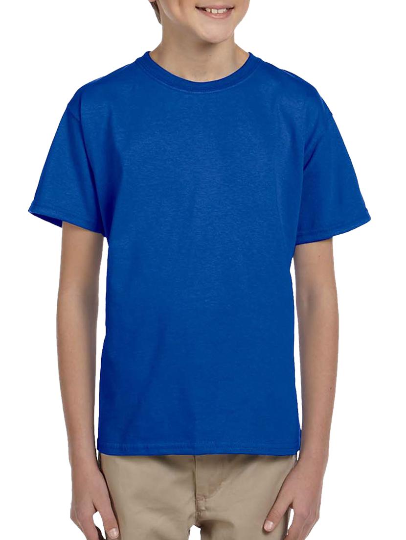 blue cotton tshirt - 16049065 - Zoom Image - 1