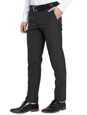 grey polyester formal trouser - 16049450 - Standard Image - 2