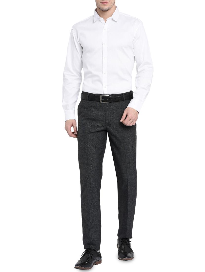 grey polyester formal trouser - 16049450 - Zoom Image - 4