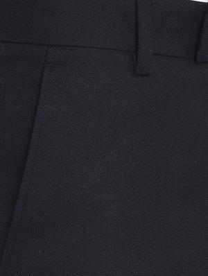 navy blue polyester formal trouser - 16049452 - Standard Image - 5
