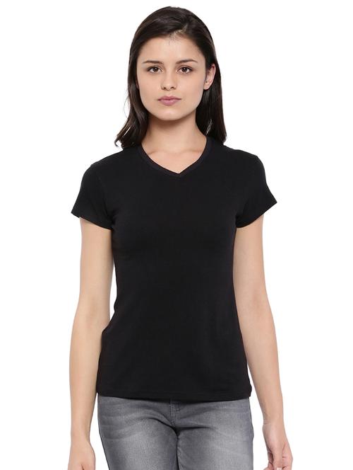v-neck short sleeved tee - 16049928 - Standard Image - 1