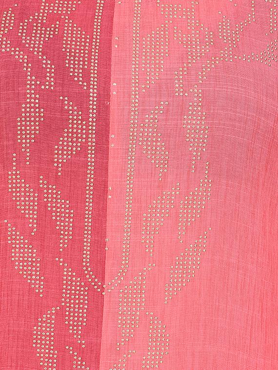 embellished color block straight kurta - 16050012 - Zoom Image - 5