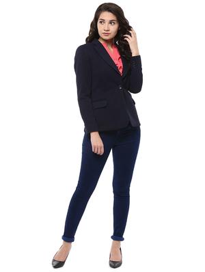 flap detail lapel collar blazer - 16052126 - Standard Image - 3