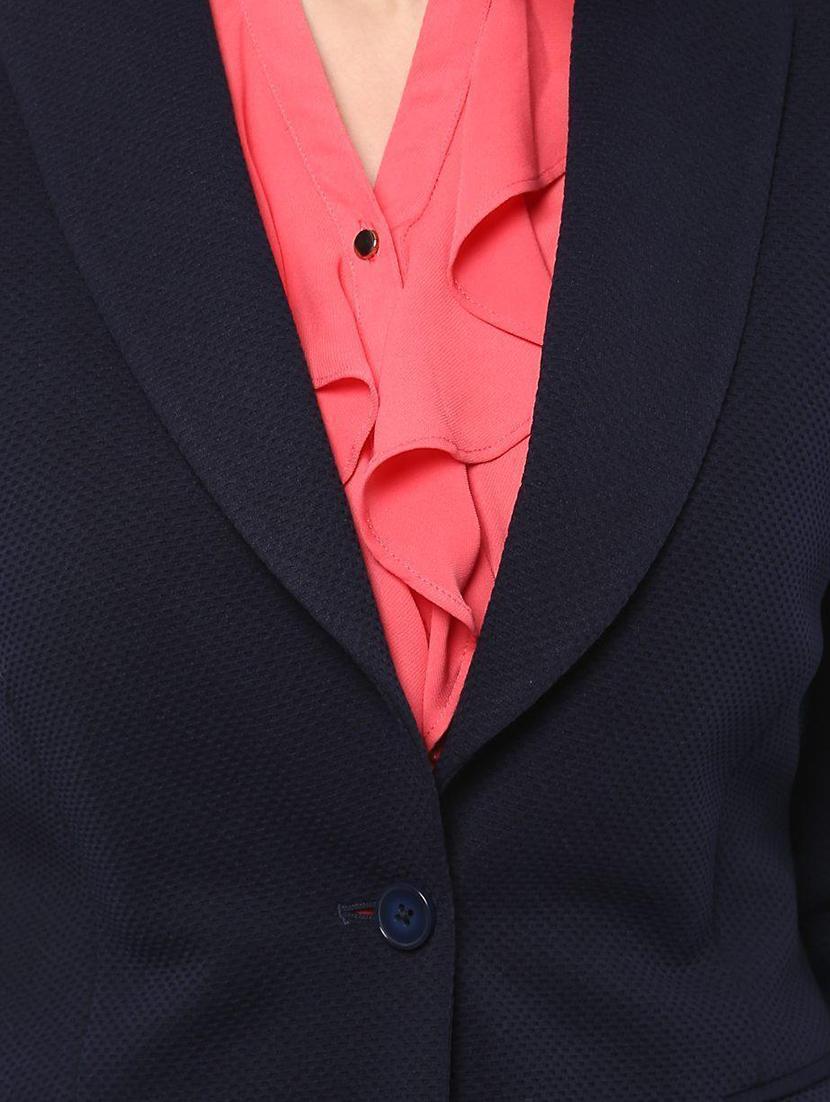 flap detail lapel collar blazer - 16052126 - Zoom Image - 4