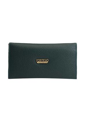 green leatherette (pu) handbag and wallet combo - 16052574 - Standard Image - 5