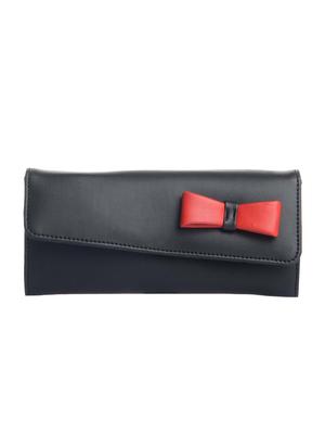 maroon leatherette (pu) handbag and wallet combo - 16052632 - Standard Image - 5