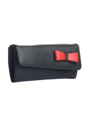 maroon leatherette (pu) handbag and wallet combo - 16052632 - Standard Image - 8