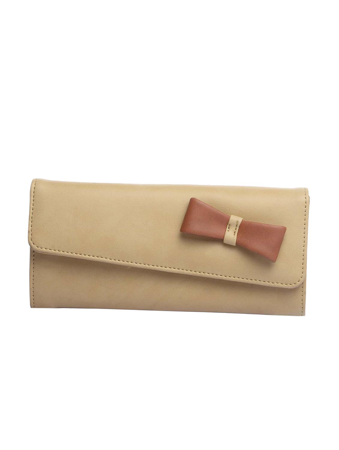 white leatherette (pu) handbag and wallet combo - 16052635 - Zoom Image - 5