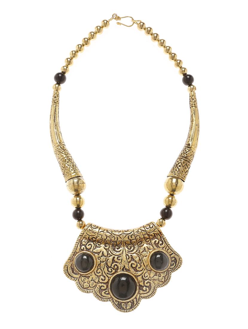gold metal other necklace - 16053519 - Zoom Image - 2