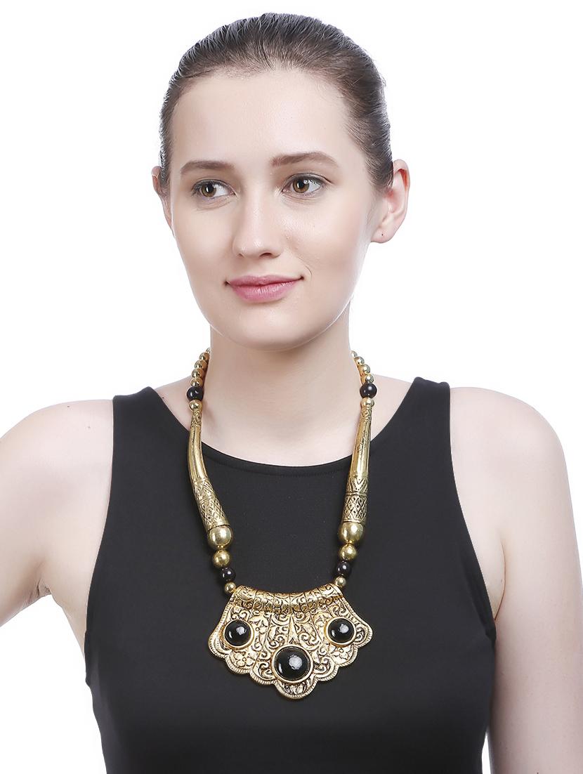 gold metal other necklace - 16053519 - Zoom Image - 3