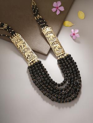 black metal other necklace - 16053539 - Standard Image - 2