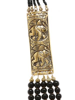 black metal other necklace - 16053539 - Standard Image - 4
