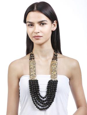 black metal other necklace - 16053539 - Standard Image - 5