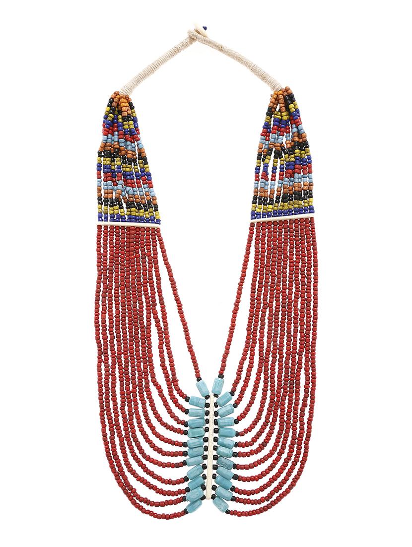 multi colored metal other necklace - 16053552 - Zoom Image - 4