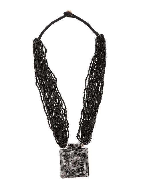 black metal other necklace - 16053570 - Standard Image - 1