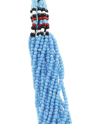 blue metal other necklace - 16053588 - Standard Image - 3