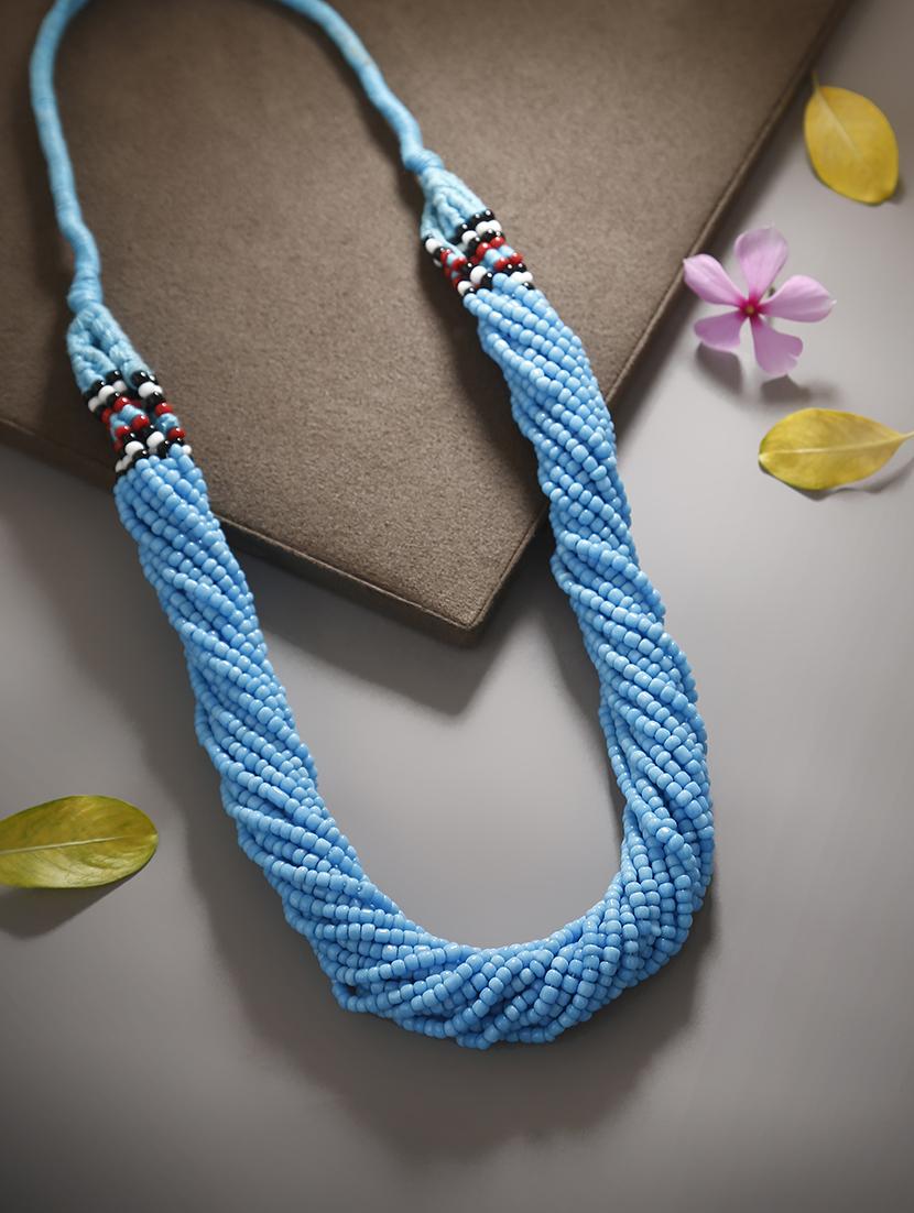 blue metal other necklace - 16053588 - Zoom Image - 2