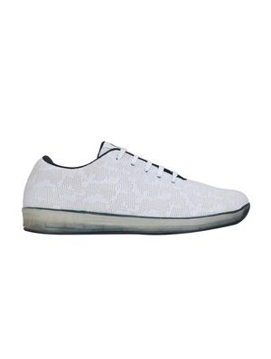 white fabric lace up sneakers - 16054337 - Standard Image - 2