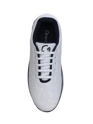 white fabric lace up sneakers - 16054337 - Standard Image - 4