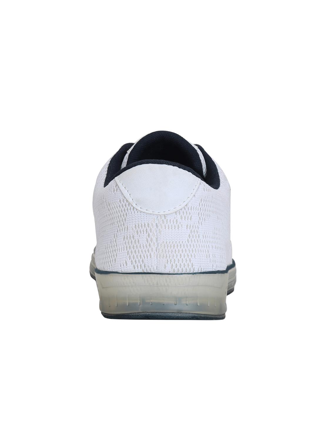 white fabric lace up sneakers - 16054337 - Zoom Image - 3