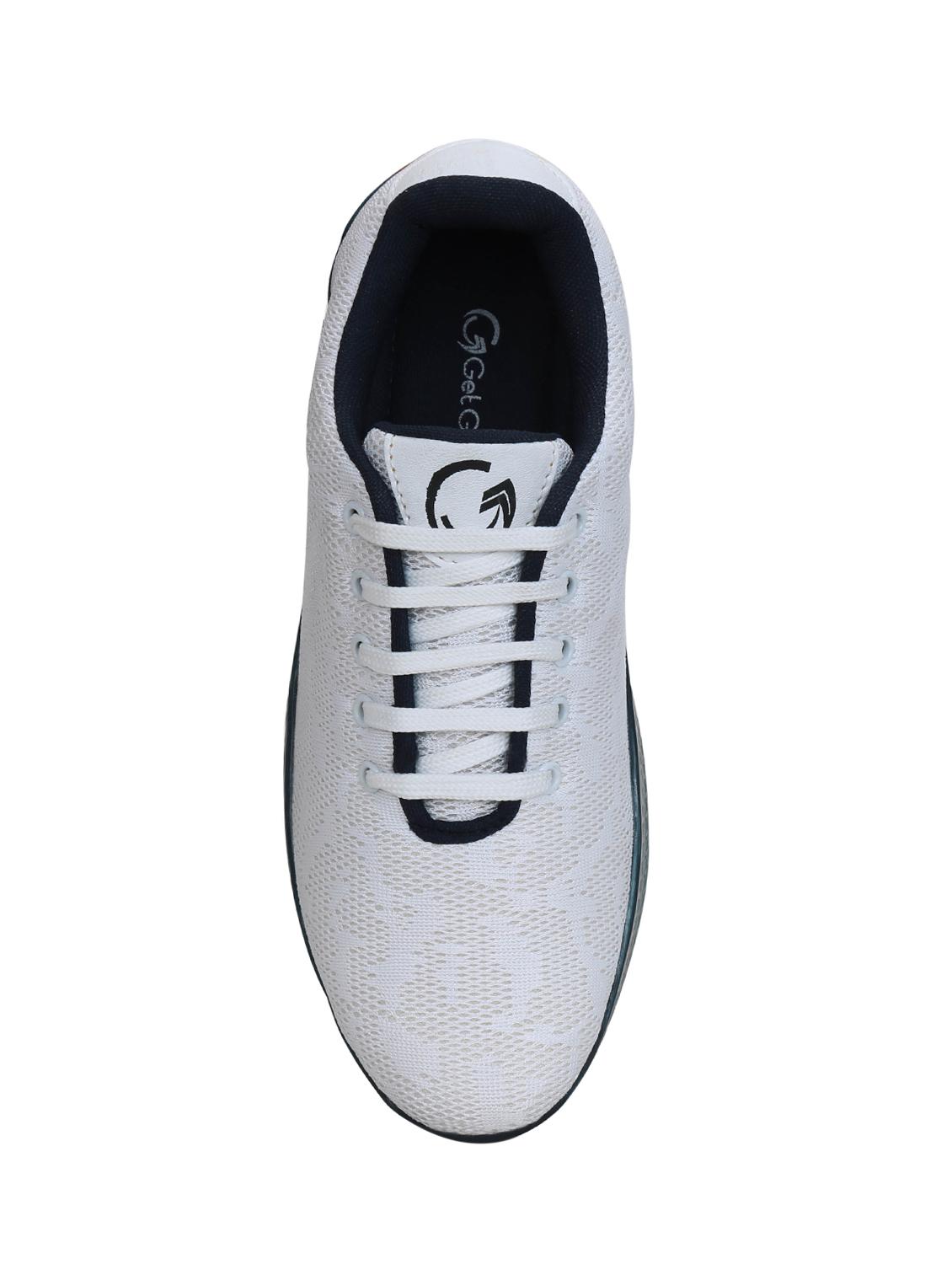white fabric lace up sneakers - 16054337 - Zoom Image - 4