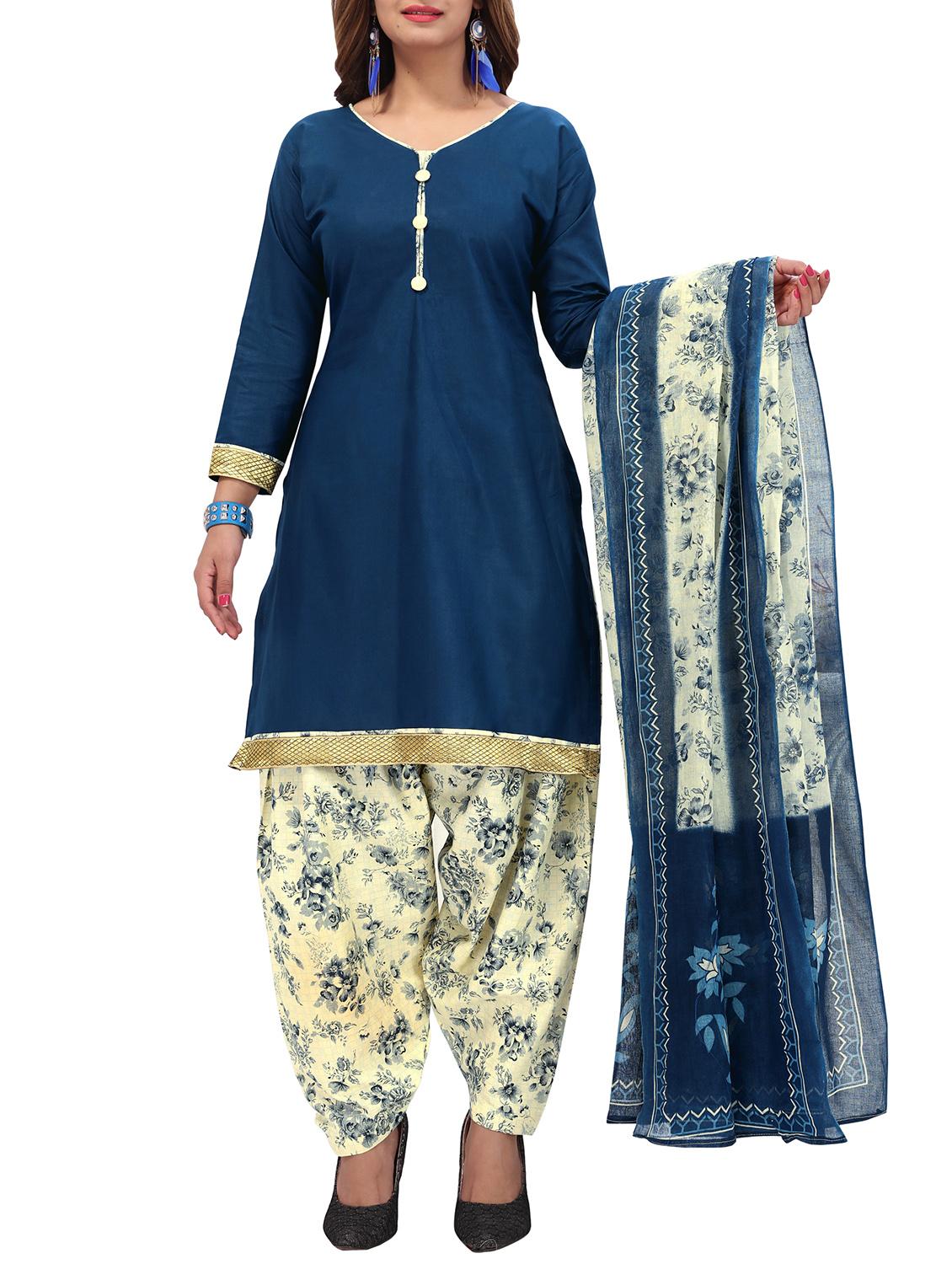 floral print unstitched suit - 16057979 - Zoom Image - 1