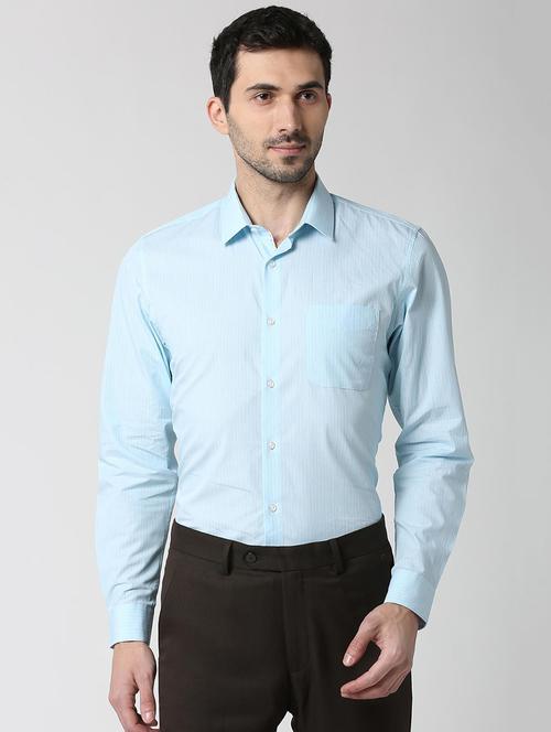 blue stripes formal shirt - 16058738 - Standard Image - 1