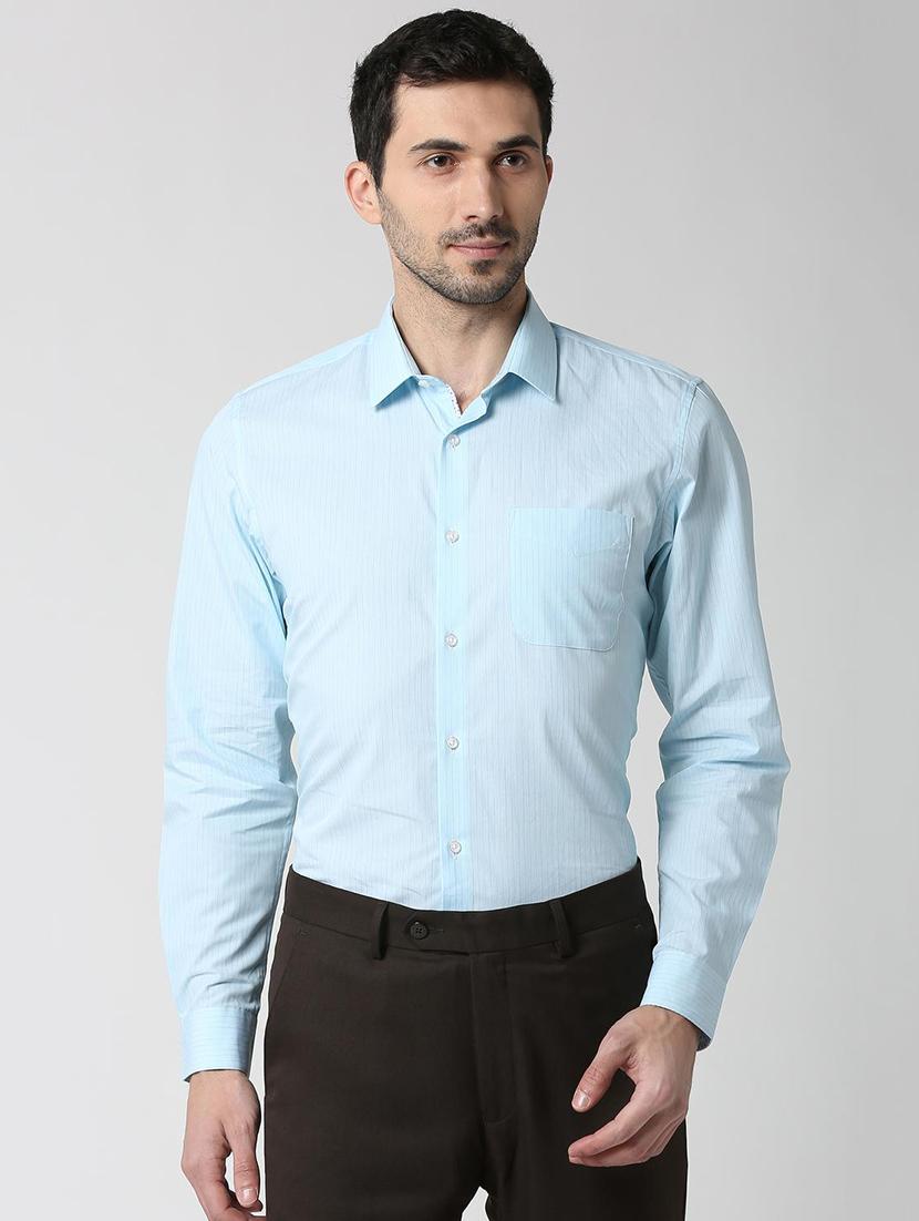 blue stripes formal shirt - 16058738 - Zoom Image - 1