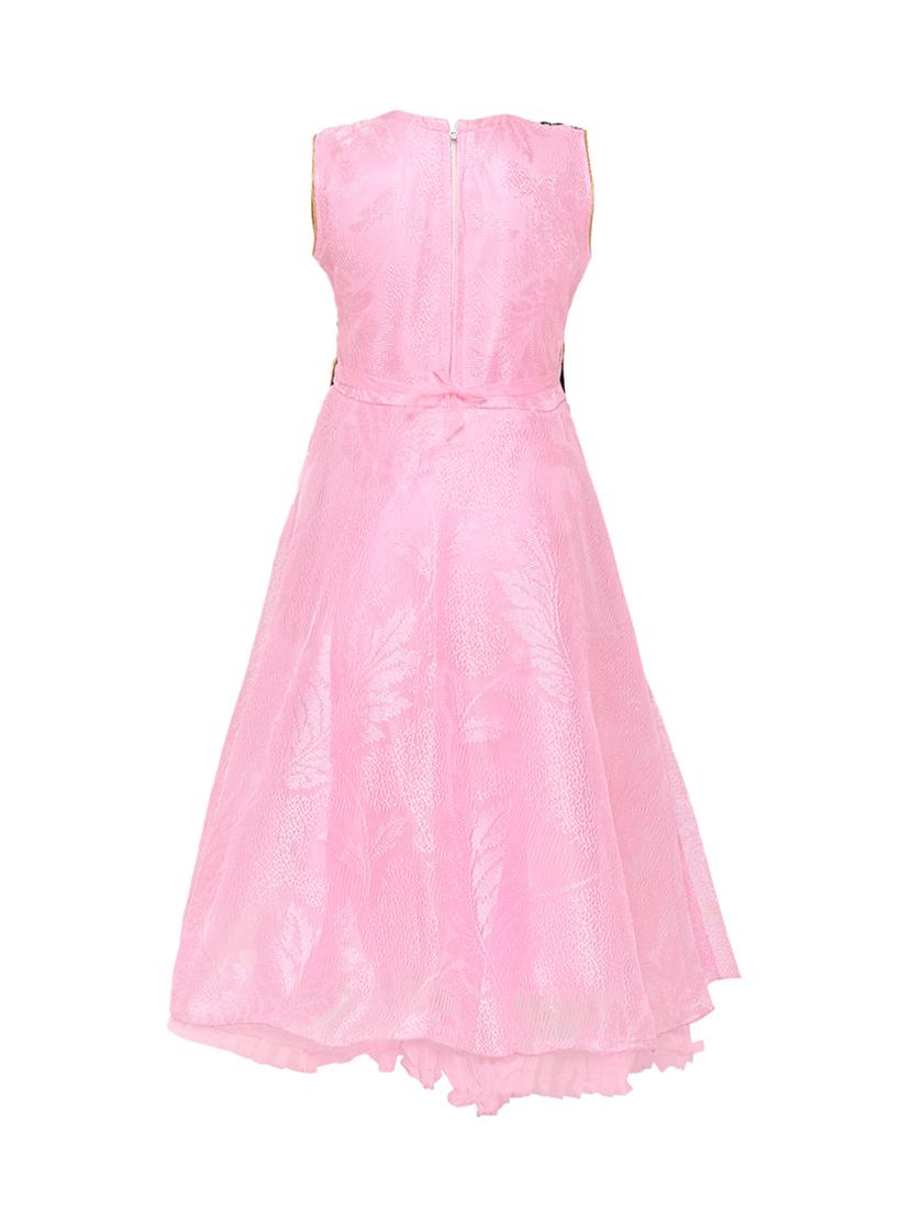 pink nylon party gown - 16058765 - Zoom Image - 2