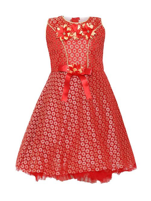 red nylon frock - 16058795 - Standard Image - 1